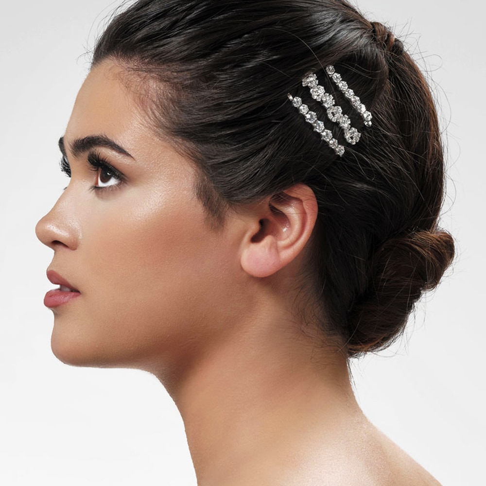 ferretti forcine glitter strass chignon capelli accessori acconciatura sposa