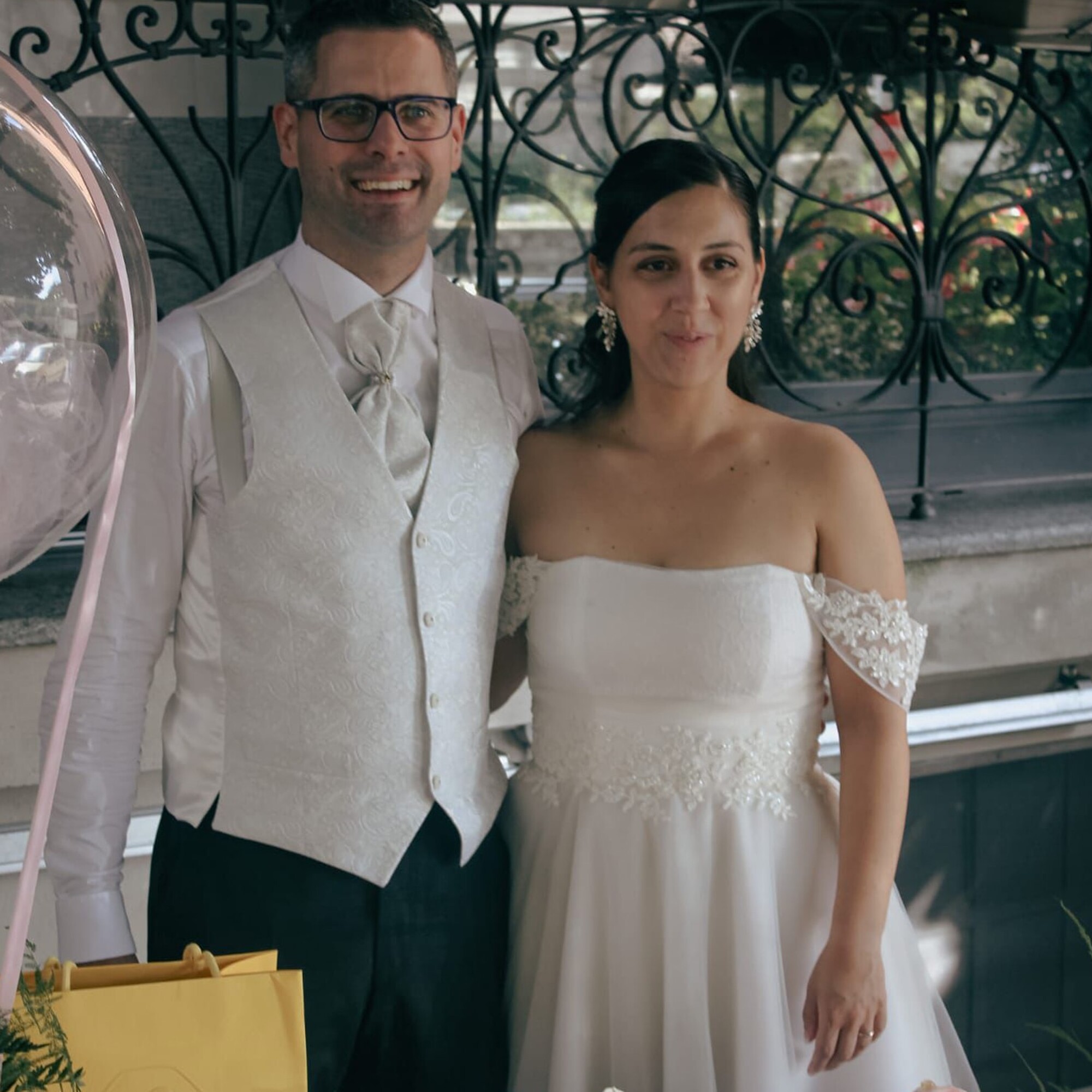 Newlyweds Patrizia Cavalleri