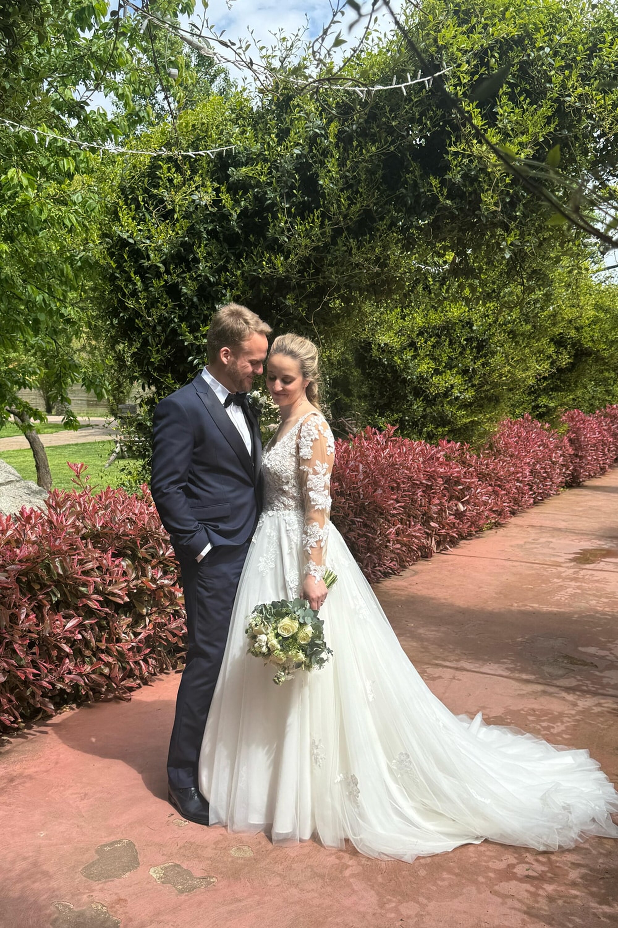 Newlywed, Patrizia Cavalleri wedding dress