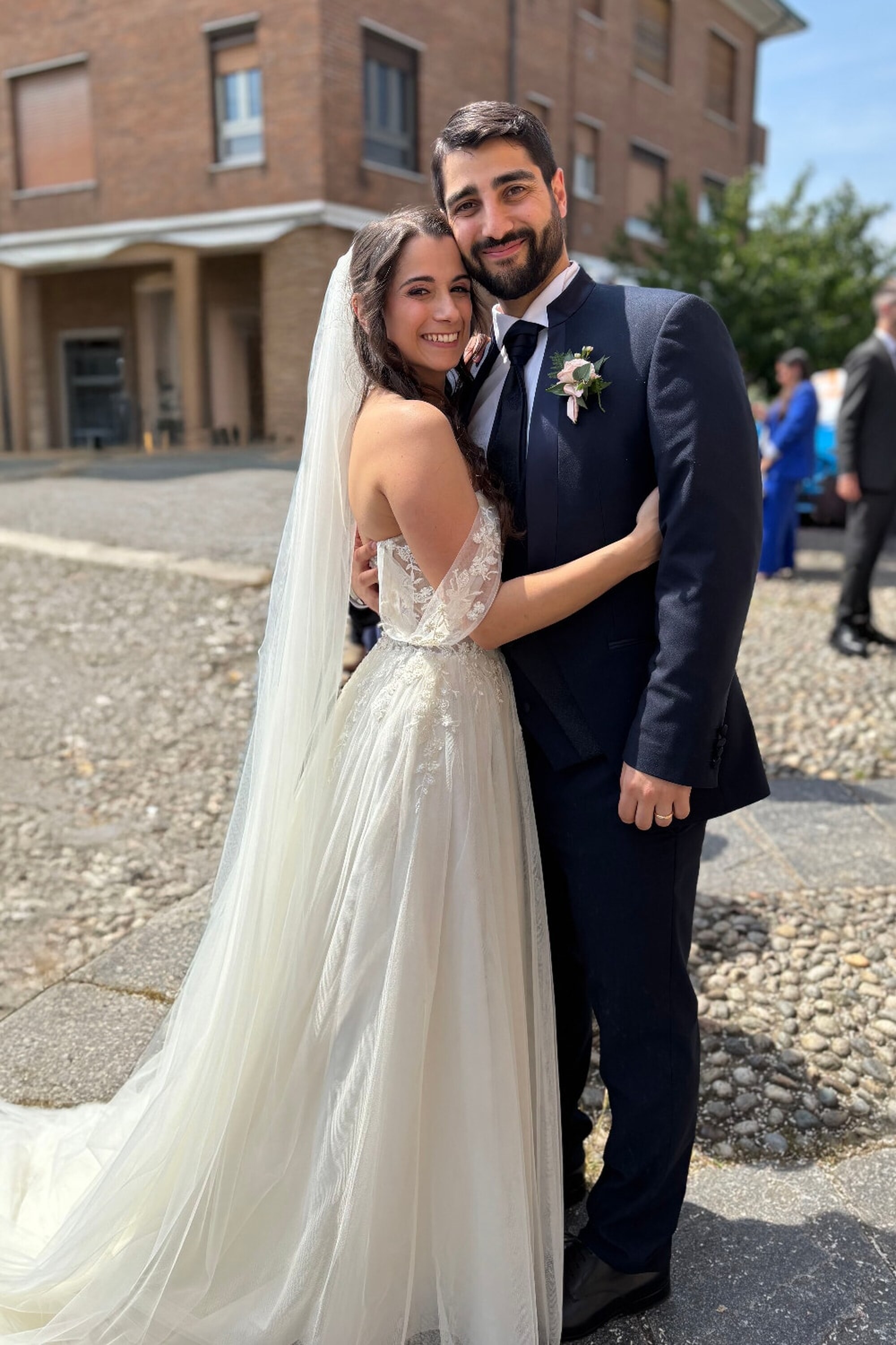 Newlywed, Patrizia Cavalleri wedding dress