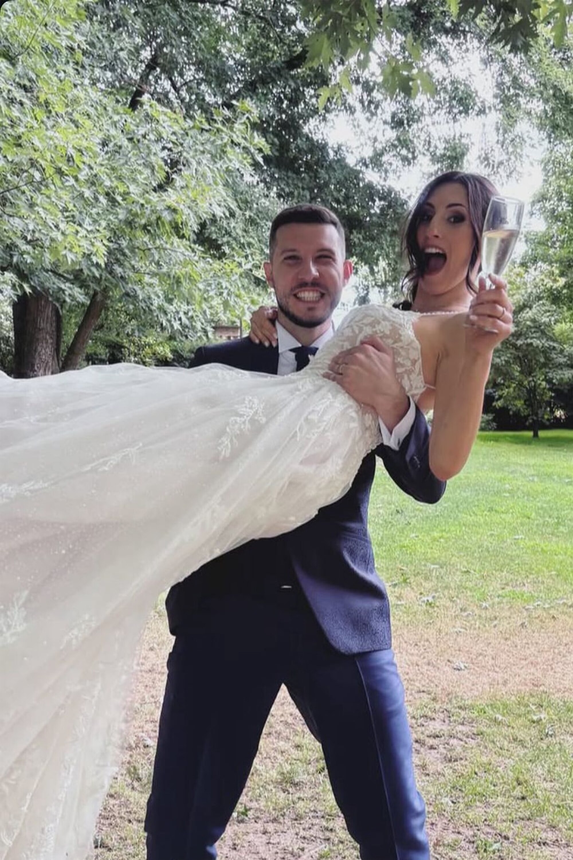 Newlywed Patrizia Cavalleri