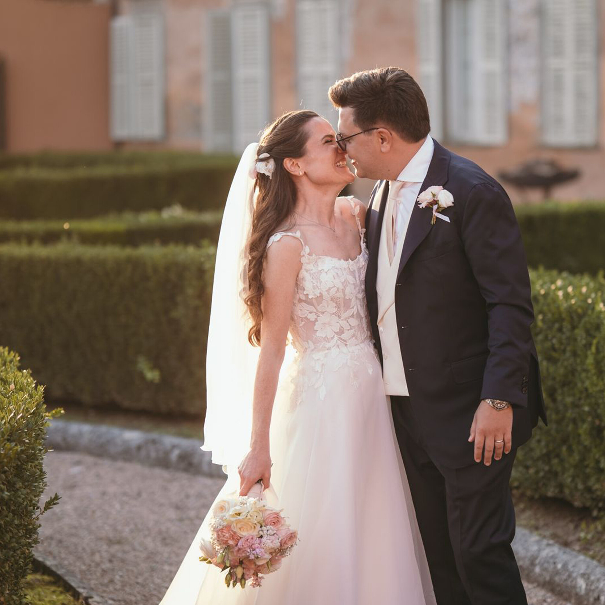 Newlyweds Patrizia Cavalleri