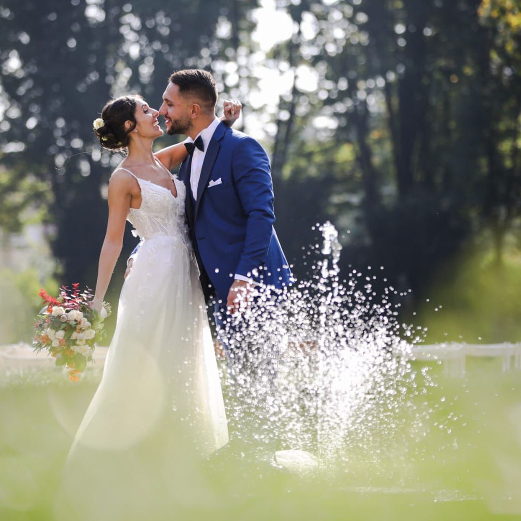 Coppia sposi abito Patrizia Cavalleri