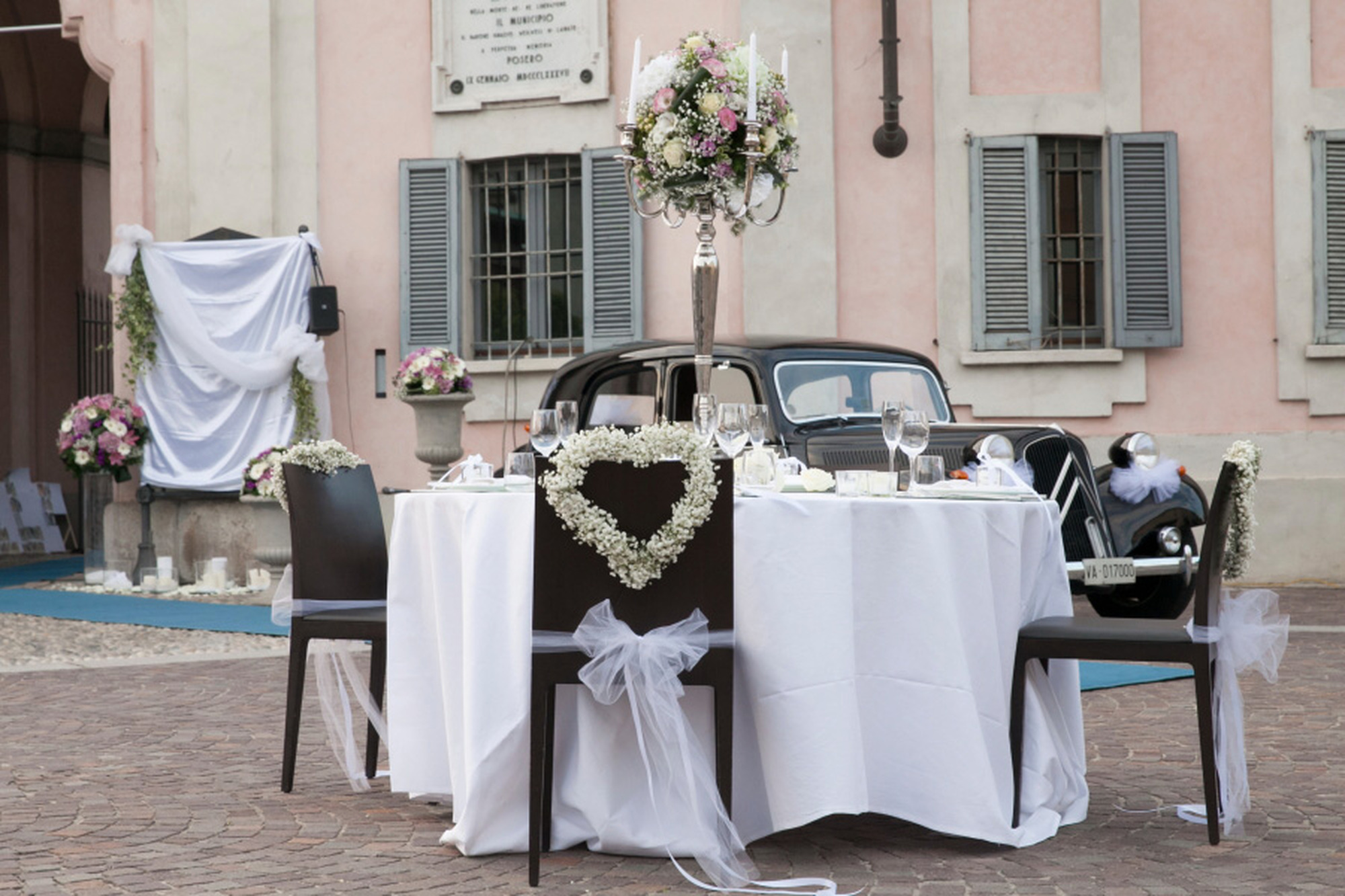Matrimonio a Villa Litta la sfilata