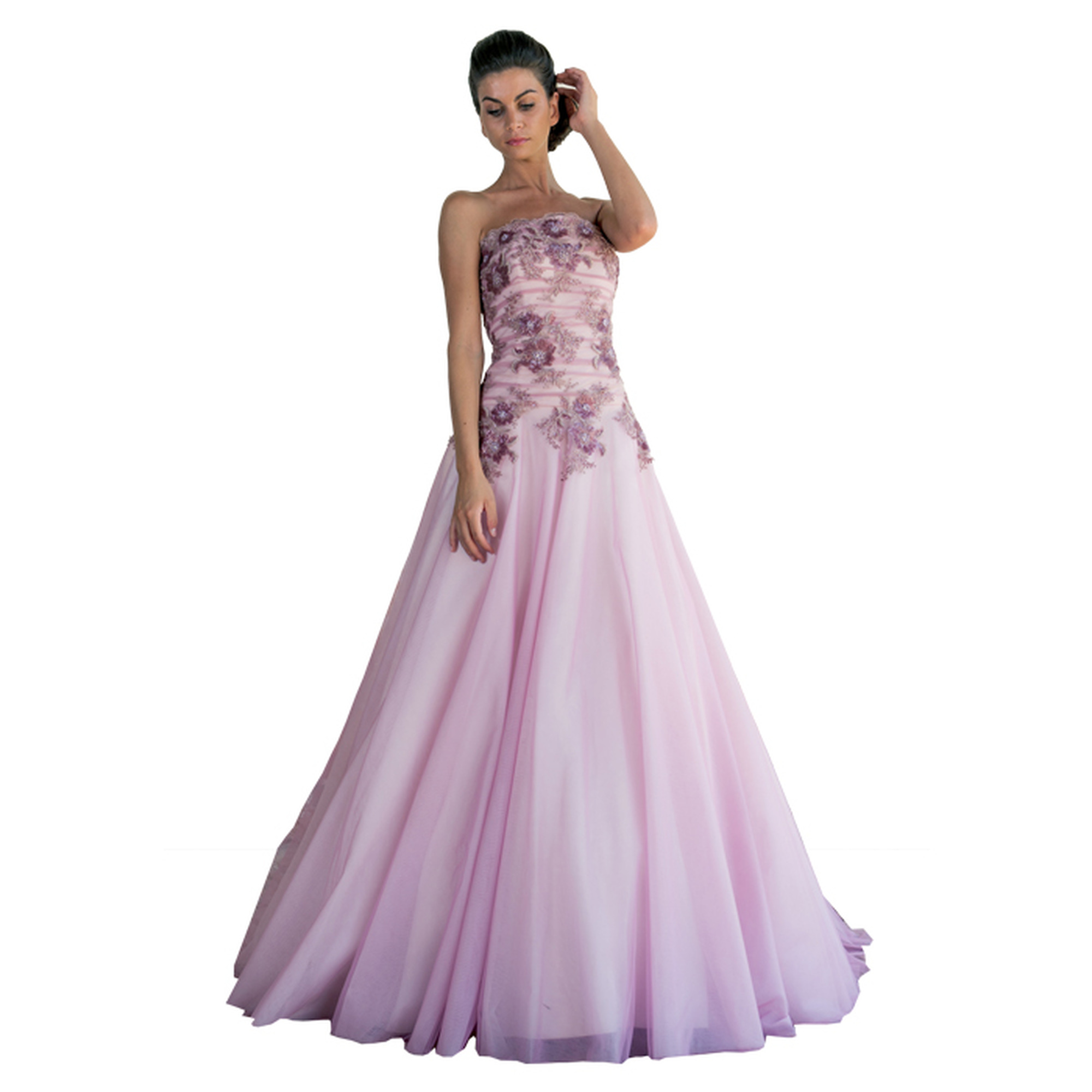 Cosa indossare con un abito da sposa rosa ?